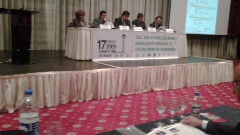 Özel Sağlık Sektörünün sorunları konulu konferans Ankara'da düzenlendi...